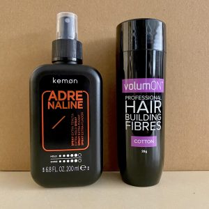 VolumON Set Ίνες + Δυνατό Spray HM Adrenaline