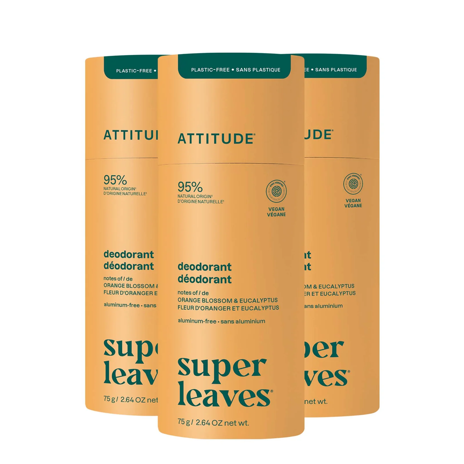 ATTITUDE Φυτικό Αποσμητικό Deodorant 100% vegan χωρίς πλαστικό