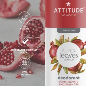 ATTITUDE - Φυτικό Αποσμητικό 100% vegan Super Leaves Deodorant χωρίς πλαστικό